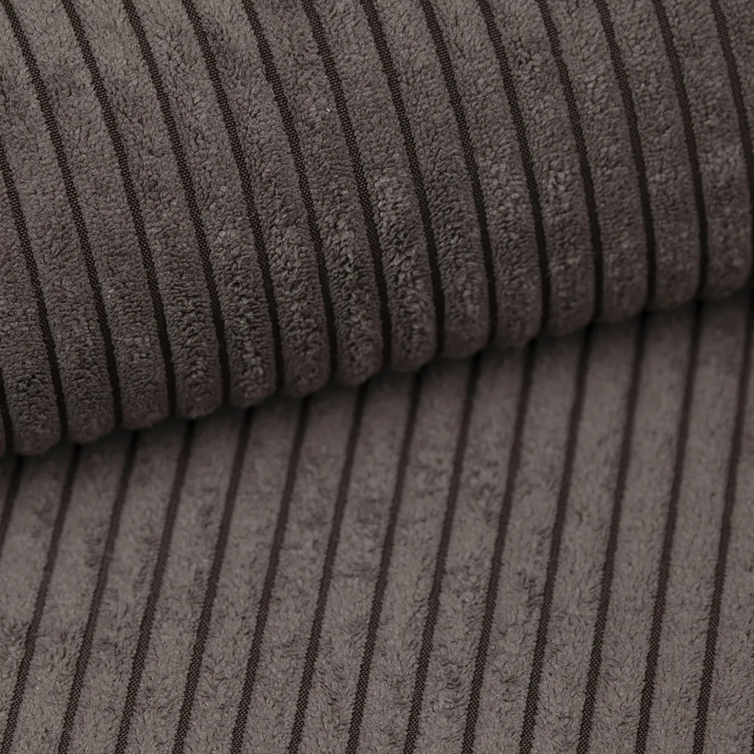 Garnero Arredamenti Divano letto angolare sinistra 3 posti 267x167cm velluto a coste marrone Relaxion Velluto a Coste Poso Marrone