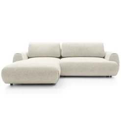 Garnero Arredamenti Divano letto angolare sinistra 3 posti 270x167cm tessuto bianco Cloudify Tessuto Puente Bianco Best