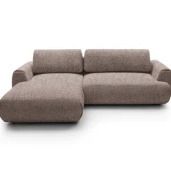 Garnero Arredamenti Divano letto angolare sinistra 3 posti 270x167cm tessuto rosa Cloudify Tessuto Puente Rosa Online