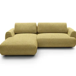 Garnero Arredamenti Divano letto angolare sinistra 3 posti 270x167cm tessuto giallo Cloudify Tessuto Puente Giallo Online