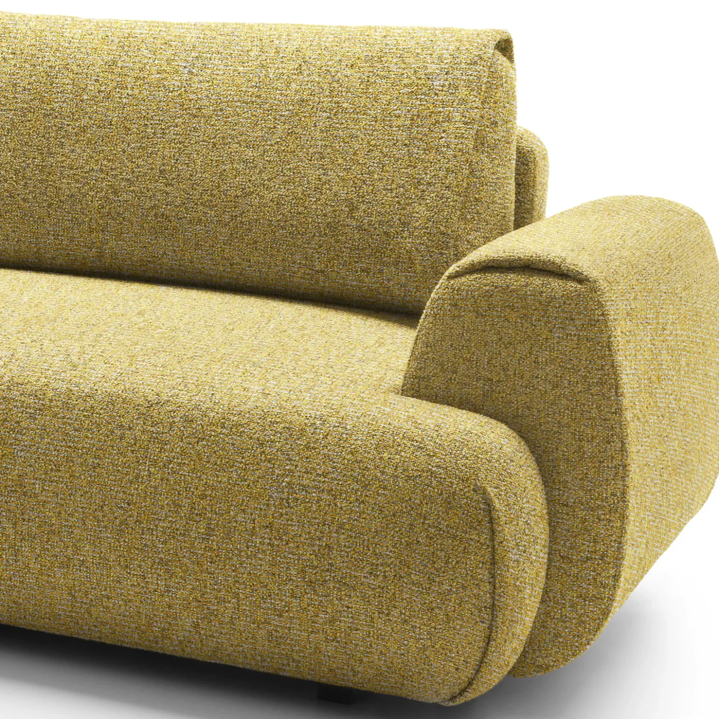 Garnero Arredamenti Divano letto angolare sinistra 3 posti 270x167cm tessuto giallo Cloudify Tessuto Puente Giallo Online