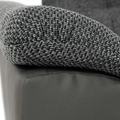 Garnero Arredamenti Divano letto angolare sinistra 5 posti 350x205cm grigio scuro Agliana Tessuto Trama Fitta Grigio Clearance