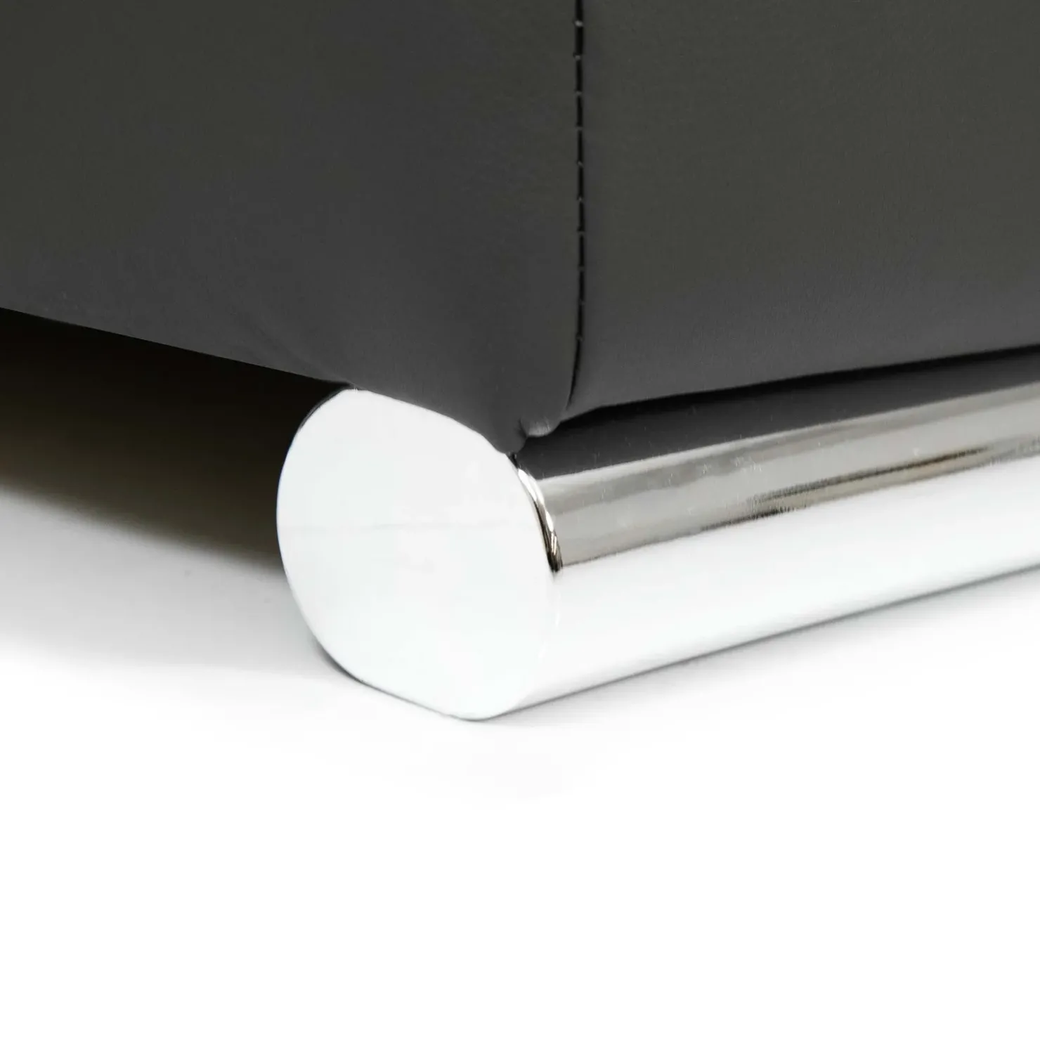 Garnero Arredamenti Divano letto angolare sinistra 5 posti 350x205cm grigio scuro Agliana Tessuto Trama Fitta Grigio Clearance