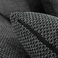 Garnero Arredamenti Divano letto angolare sinistra 5 posti 350x205cm grigio scuro Agliana Tessuto Trama Fitta Grigio Clearance