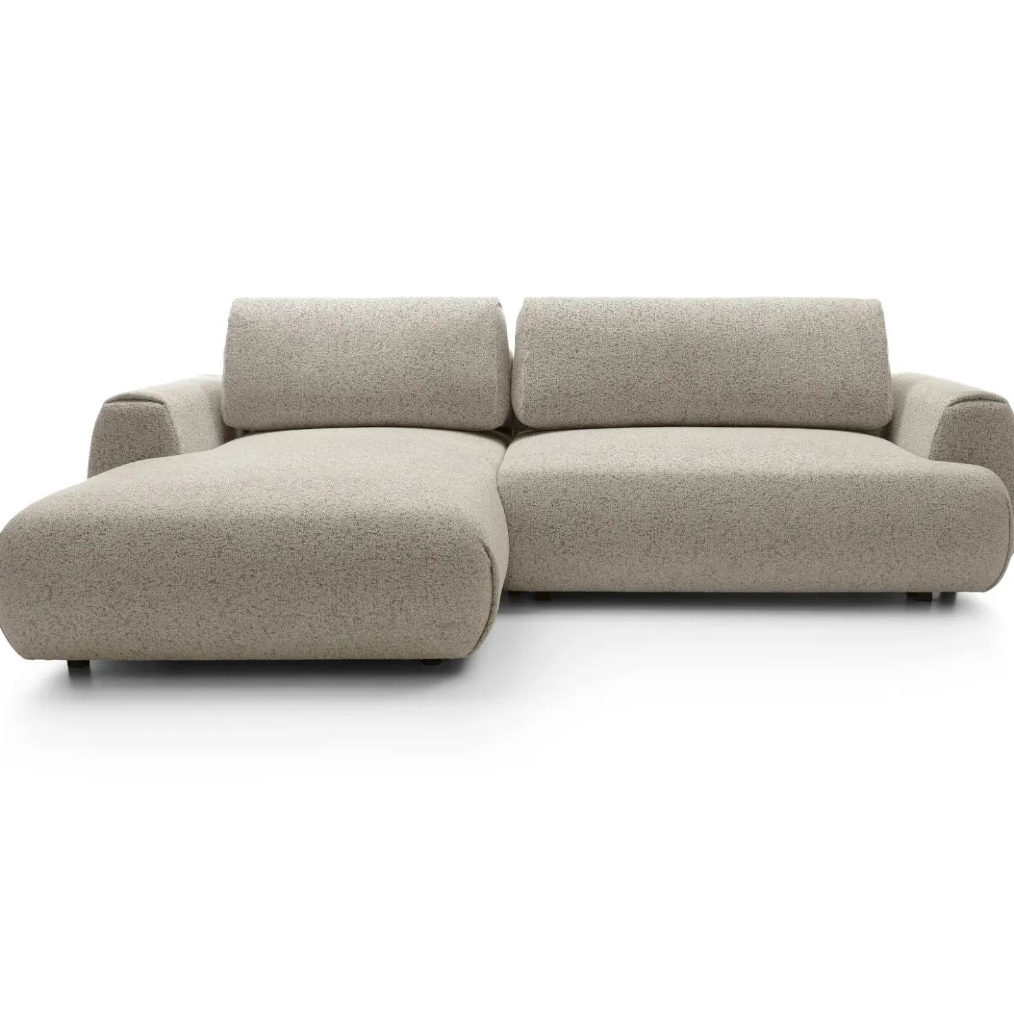 Garnero Arredamenti Divano letto angolare sinistra 3 posti 270x167cm tessuto beige Cloudify Tessuto Puente Beige Sale