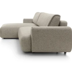 Garnero Arredamenti Divano letto angolare sinistra 3 posti 270x167cm tessuto beige Cloudify Tessuto Puente Beige Sale