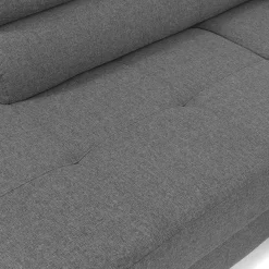 Garnero Arredamenti Divano letto angolare sinistra imbottito 274x203cm grigio Bormio