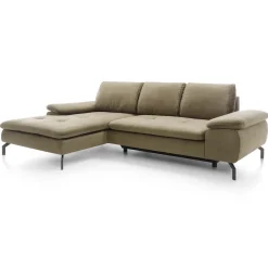 Garnero Arredamenti Divano letto angolare sinistra 3 posti 265x170cm tessuto beige Chillax Online