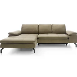 Garnero Arredamenti Divano letto angolare sinistra 3 posti 265x170cm tessuto beige Chillax Online
