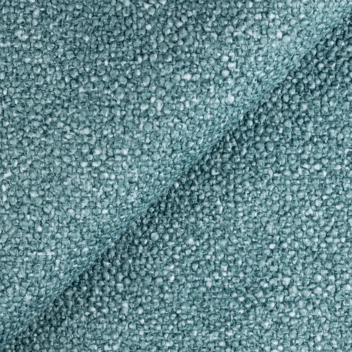 Garnero Arredamenti Divano letto angolare sinistra 3 posti 260x180cm tessuto bouclè azzurro Repose Tessuto Bouclè Blur Azzurro Outlet