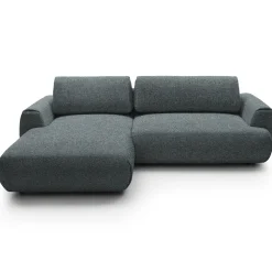 Garnero Arredamenti Divano letto angolare sinistra 3 posti 270x167cm tessuto antracite Cloudify Tessuto Puente Antracite New