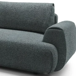 Garnero Arredamenti Divano letto angolare sinistra 3 posti 270x167cm tessuto antracite Cloudify Tessuto Puente Antracite New