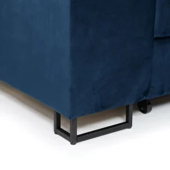 Garnero Arredamenti Divano letto angolare sinistra 5 posti 271x203cm blu Canosio Hot