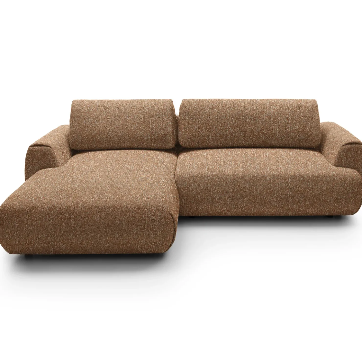 Garnero Arredamenti Divano letto angolare sinistra 3 posti 270x167cm tessuto arancio Cloudify Tessuto Puente Arancio Sale