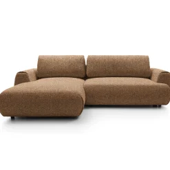 Garnero Arredamenti Divano letto angolare sinistra 3 posti 270x167cm tessuto arancio Cloudify Tessuto Puente Arancio Sale