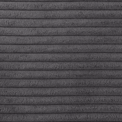 Garnero Arredamenti Divano letto matrimoniale 3 posti 245x90cm velluto a coste grigio antracite Ploffy Velluto Poso Antracite Sale