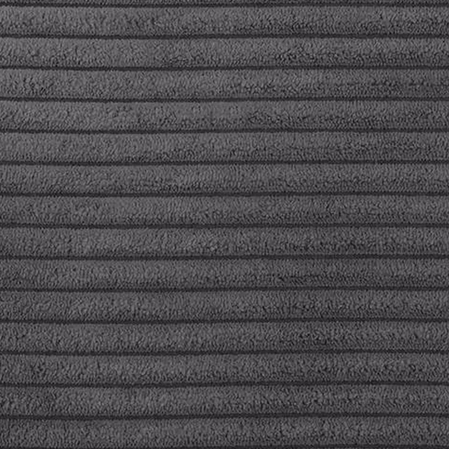 Garnero Arredamenti Divano letto matrimoniale 3 posti 245x90cm velluto a coste grigio antracite Ploffy Velluto Poso Antracite Sale