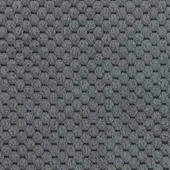 Garnero Arredamenti Divano letto matrimoniale 3 posti 251x95cm tessuto grigio scuro Pluffy Tessuto Peluche Onega Grigio Scuro New