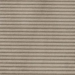 Garnero Arredamenti Divano letto matrimoniale 3 posti 245x90cm velluto a coste tortora Ploffy Velluto Poso Tortora Clearance