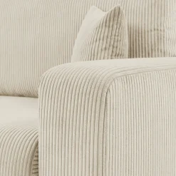 Garnero Arredamenti Divano letto matrimoniale 3 posti 248x90cm velluto a coste beige Slurp Velluto Poso Beige Clearance