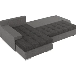 Garnero Arredamenti Divano letto matrimoniale 3 posti 265cm grigio chiaro e scuro Bette Sale