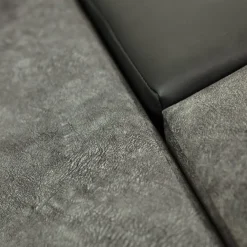 Garnero Arredamenti Divano letto matrimoniale angolare 3 posti 274cm grigio nero Apollina