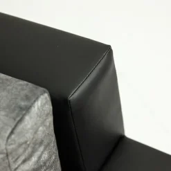 Garnero Arredamenti Divano letto matrimoniale angolare 3 posti 274cm grigio nero Apollina