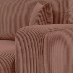 Garnero Arredamenti Divano letto matrimoniale 3 posti 248x90cm velluto a coste rosa Slurp Velluto Poso Rosa Online