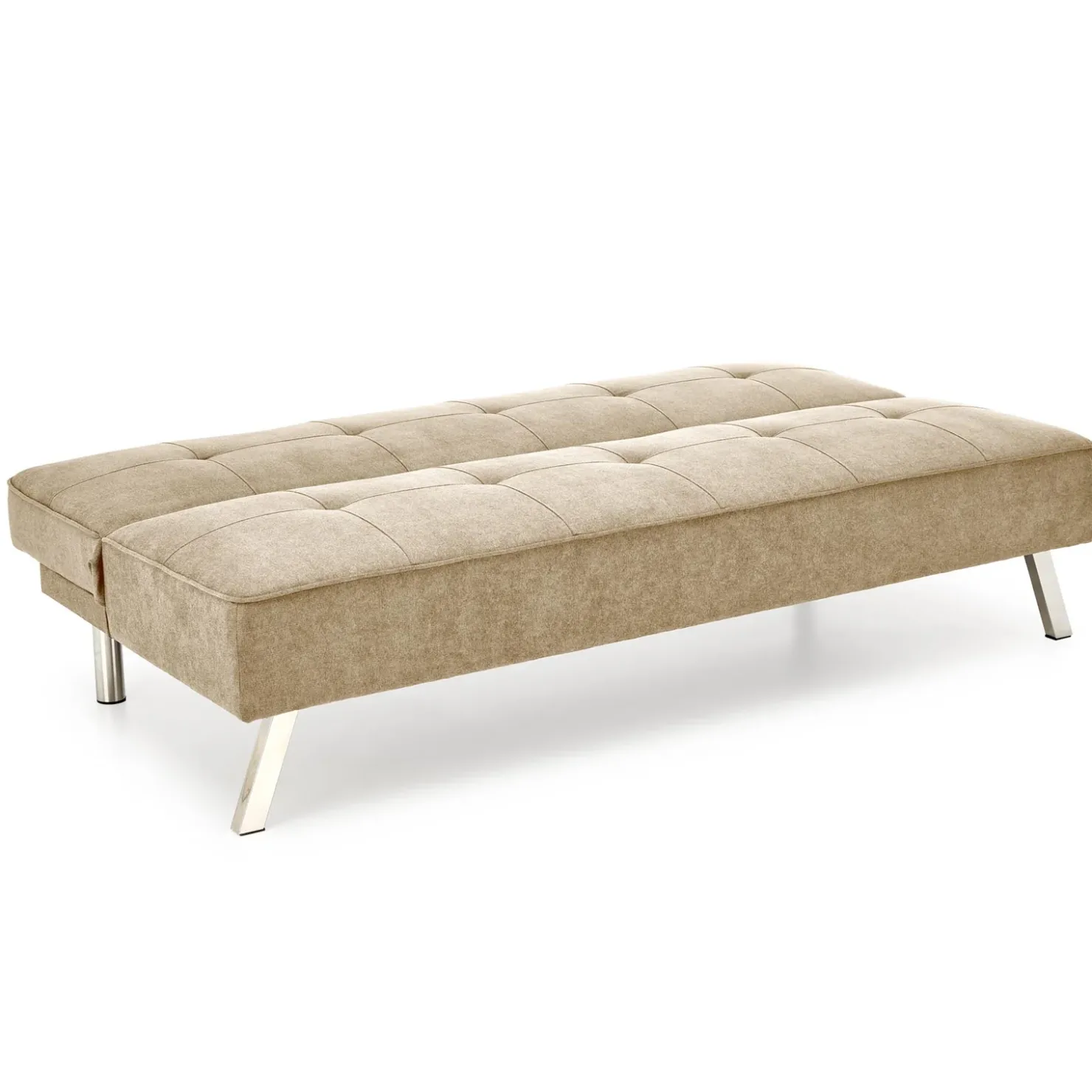 Garnero Arredamenti Divano letto pieghevole 173x83cm 3 posti moderno in tessuto Veliero Beige Discount