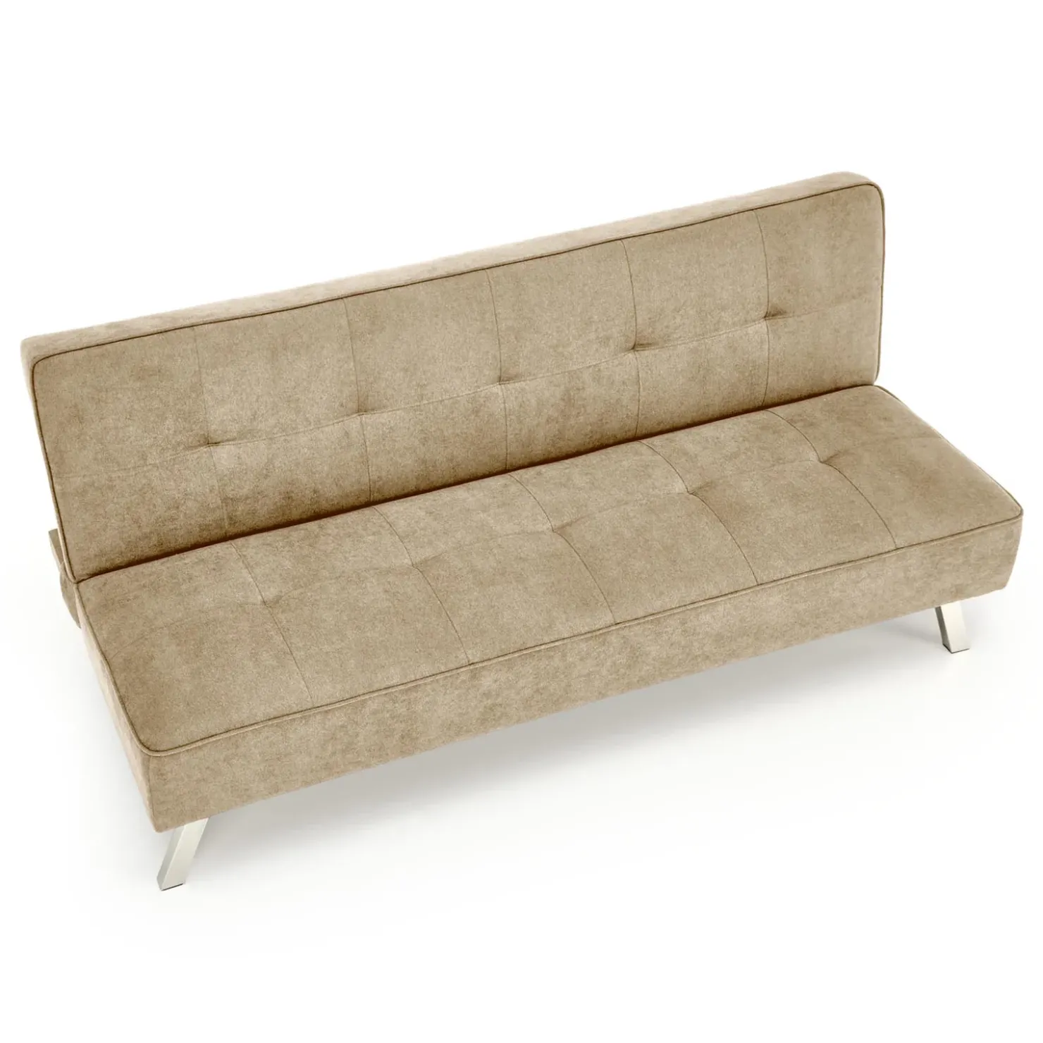 Garnero Arredamenti Divano letto pieghevole 173x83cm 3 posti moderno in tessuto Veliero Beige Discount