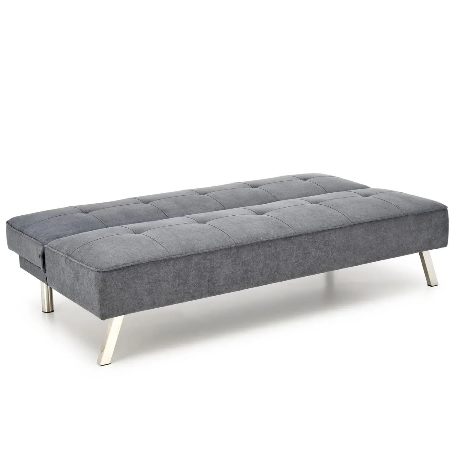 Garnero Arredamenti Divano letto pieghevole 173x83cm 3 posti moderno in tessuto Veliero Grigio Online