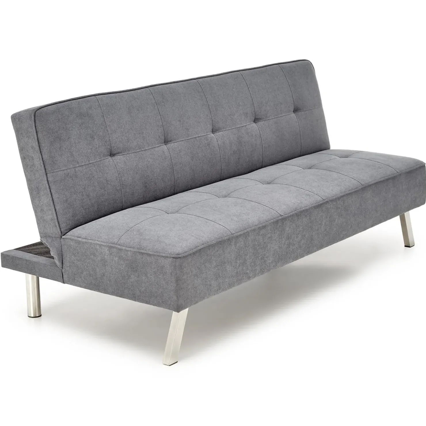 Garnero Arredamenti Divano letto pieghevole 173x83cm 3 posti moderno in tessuto Veliero Grigio Online