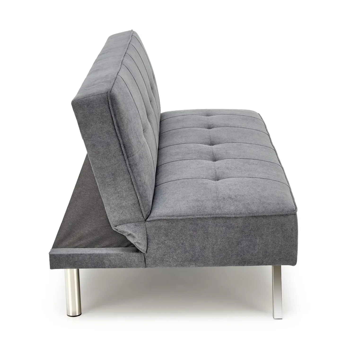 Garnero Arredamenti Divano letto pieghevole 173x83cm 3 posti moderno in tessuto Veliero Grigio Online