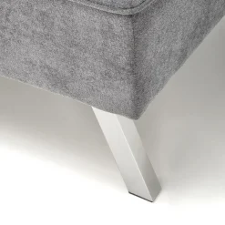 Garnero Arredamenti Divano letto pieghevole 173x83cm 3 posti moderno in tessuto Veliero Grigio Online