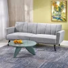 Garnero Arredamenti Divano letto reclinabile 3 posti 200x55cm grigio nero Aron Hot