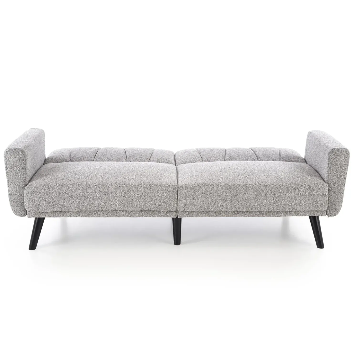 Garnero Arredamenti Divano letto reclinabile 3 posti 200x55cm grigio nero Aron Hot