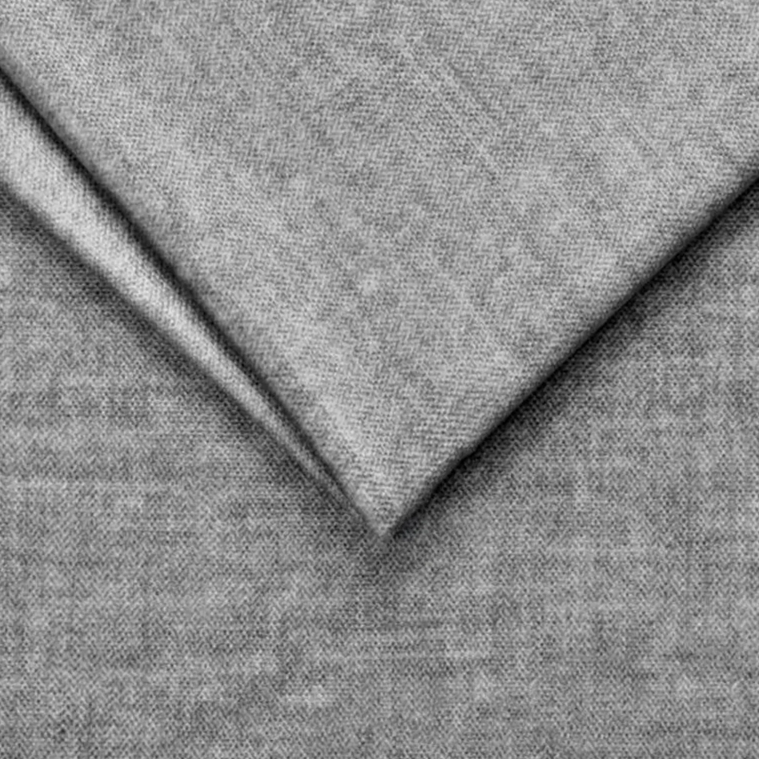 Garnero Arredamenti Divano letto regolabile angolare destra 4 posti 288x182cm tessuto grigio chiaro Loungey Tessuto Vellutato Vogue Grigio Chiaro Online