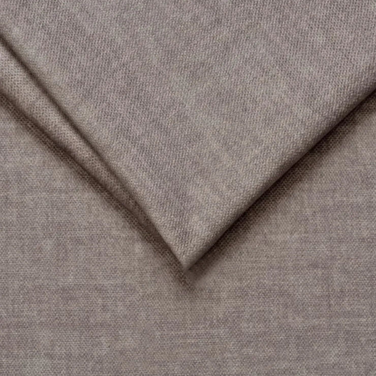 Garnero Arredamenti Divano letto regolabile angolare destro 5 posti 353x214cm tessuto tortora scuro Calmora Tessuto Vellutato Vogue Tortora Scuro Online