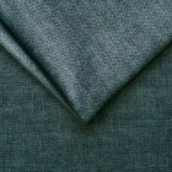 Garnero Arredamenti Divano letto regolabile angolare destro 5 posti 353x214cm tessuto azzurro Calmora Tessuto Vellutato Vogue Azzurro Clearance