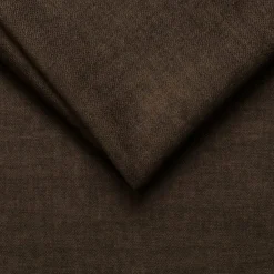 Garnero Arredamenti Divano letto regolabile angolare destra 4 posti 288x182cm tessuto marrone Loungey Tessuto Vellutato Vogue Marrone