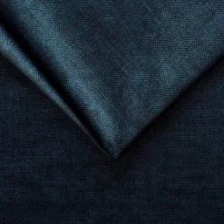 Garnero Arredamenti Divano letto regolabile angolare sinistro 5 posti 353x214cm tessuto blu Calmora Tessuto Vellutato Vogue Blu Clearance