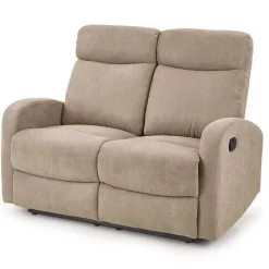Garnero Arredamenti Divano moderno 2 posti reclinabile 128cm tessuto beige Denar 2 Best