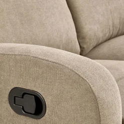 Garnero Arredamenti Divano moderno 2 posti reclinabile 128cm tessuto beige Denar 2 Best