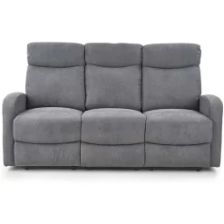Garnero Arredamenti Divano reclinabile 3 posti in tessuto 180cm grigio Denar Best