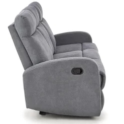 Garnero Arredamenti Divano reclinabile 3 posti in tessuto 180cm grigio Denar Best