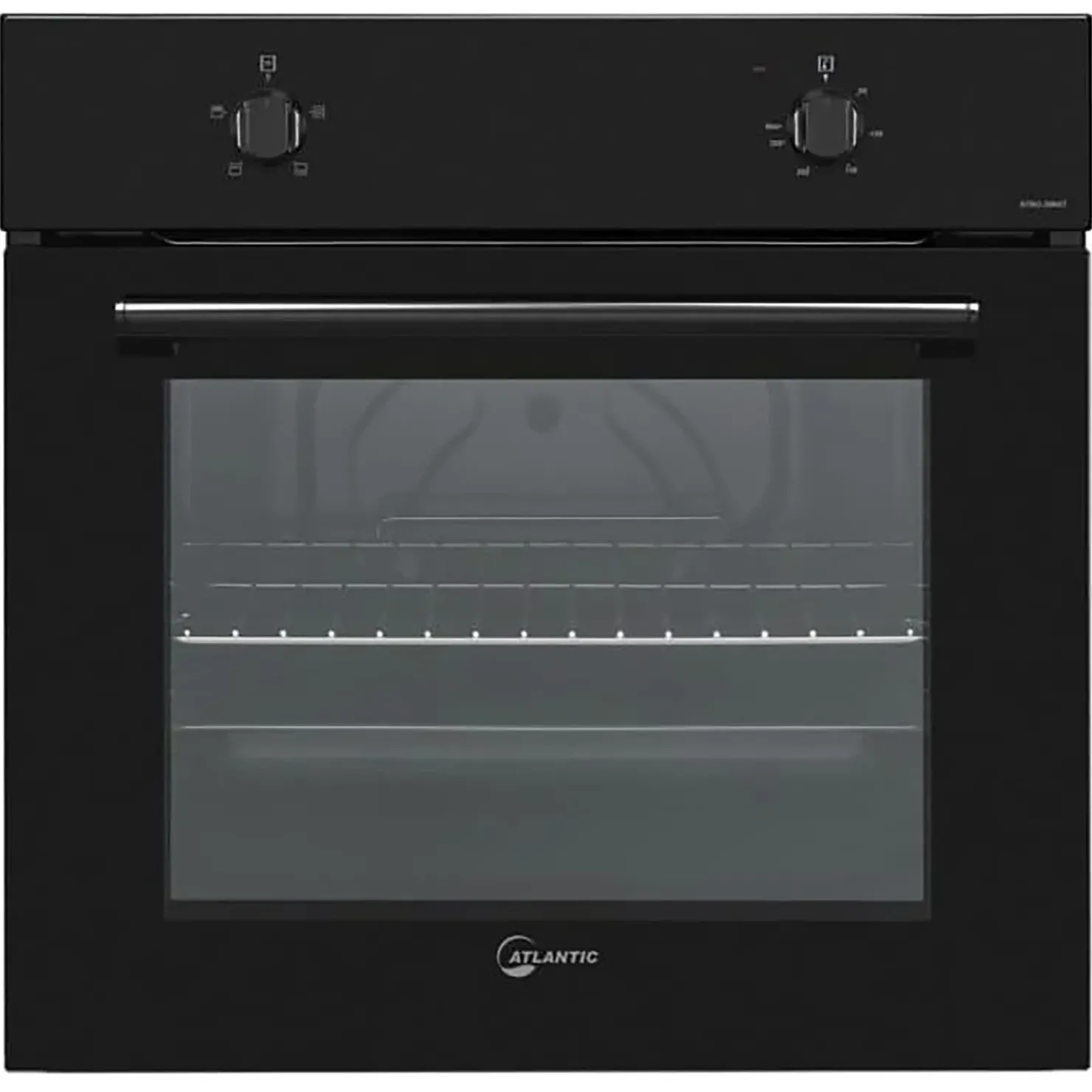 Garnero Arredamenti Forno statico da incasso 60x58cm con ventola di raffreddamento nero Atlantic Best