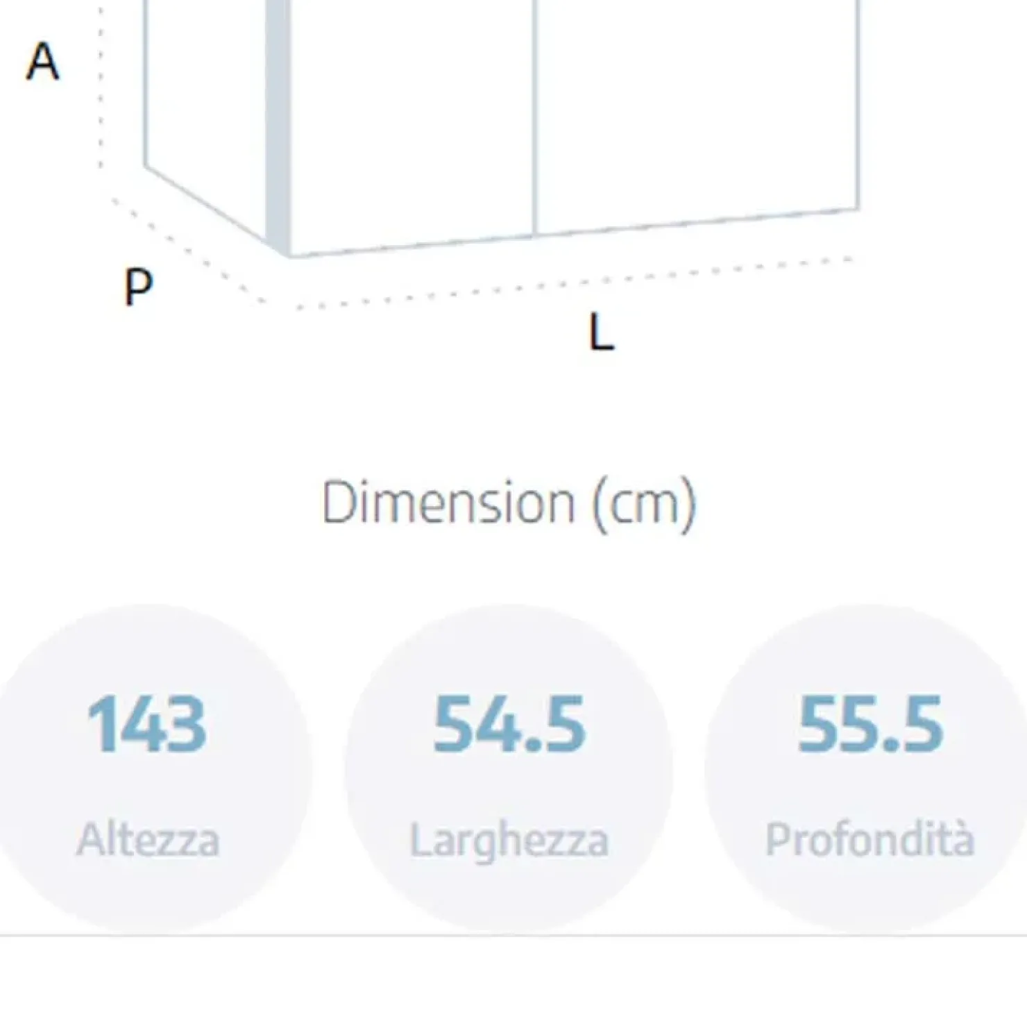 Garnero Arredamenti Frigorifero doppia porta moderno 54x147cm bianco Beko Clearance