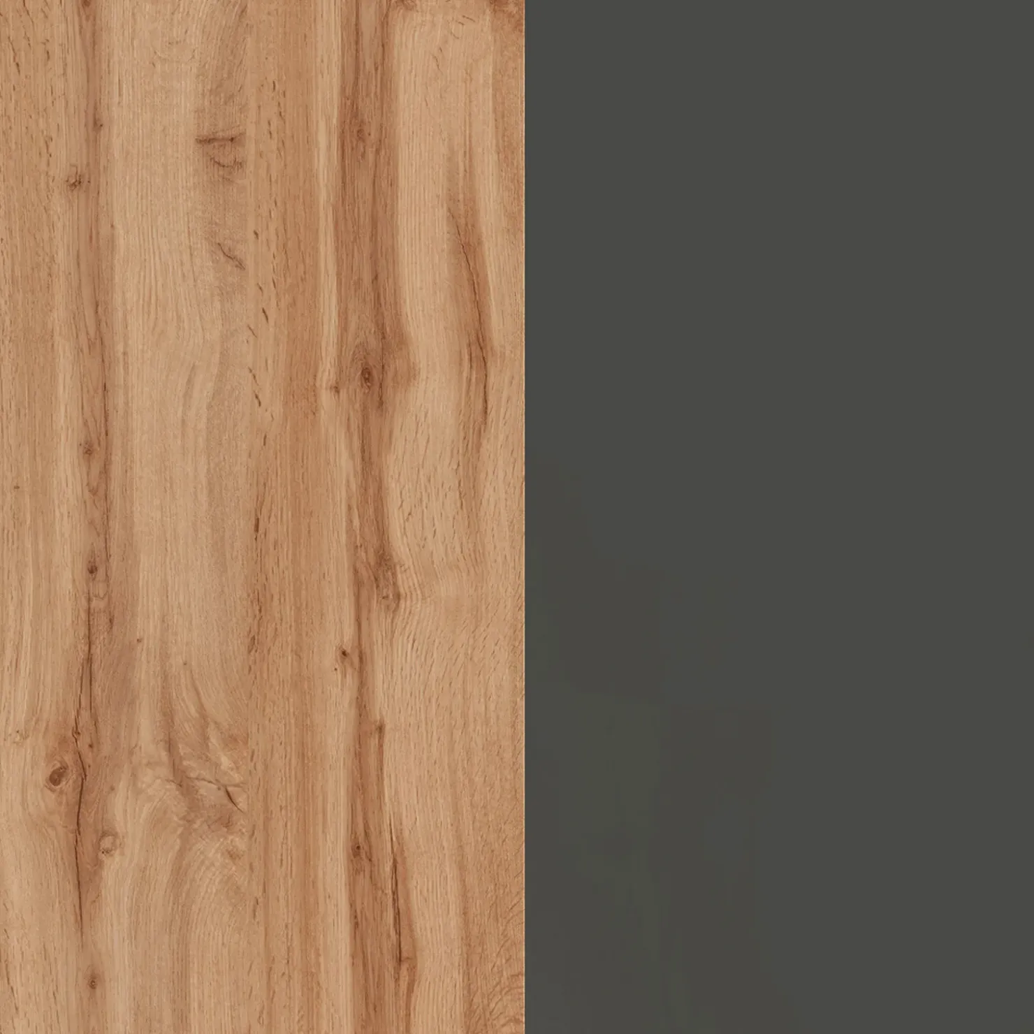 Garnero Arredamenti Isola cucina centrale 125x90cm antracite piano rovere Gourmet Antracite - Rovere Best