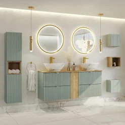 Garnero Arredamenti Lavabo bagno da appoggio 41x33cm ceramica bianco effetto marmo Marmy Online