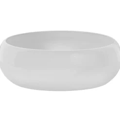 Garnero Arredamenti Lavabo bagno da appoggio 36x36cm ceramica Roll Bianco Outlet